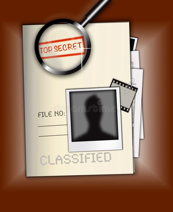 Top Secret File Photo Stock Illustration Illustration Of Clip