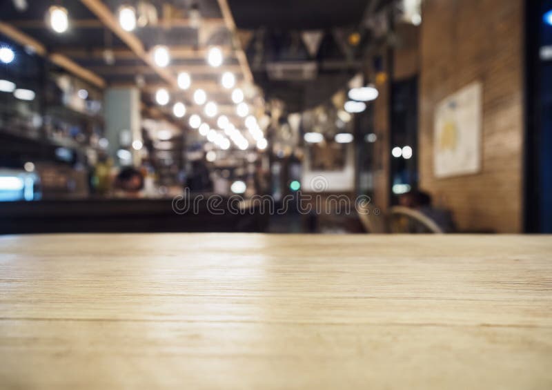Empty Tabletop In The Coffe Shop Stock Photo Download Image Now Table Restaurant Backgrounds iStock