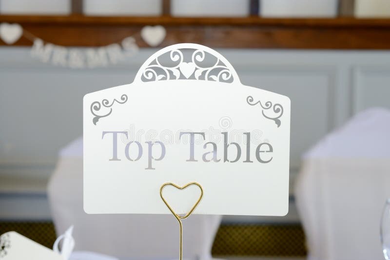 Top Table at Wedding Reception Stock Photo Image of hotel, interior