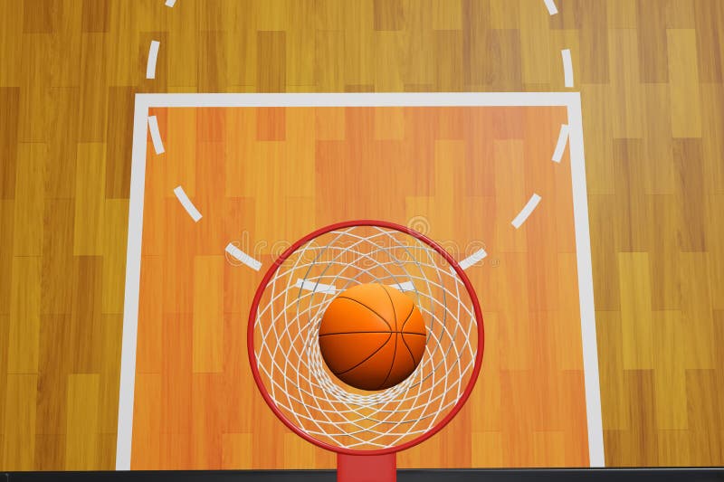 Basketball Ring Top View Stock Illustrations 75 Basketball Ring Top