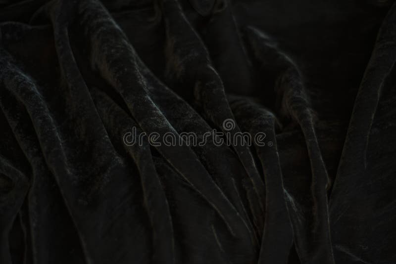 Top View of Black Velvet Fabric As Background Stock Photo - Image of shiny,  blue: 211868010