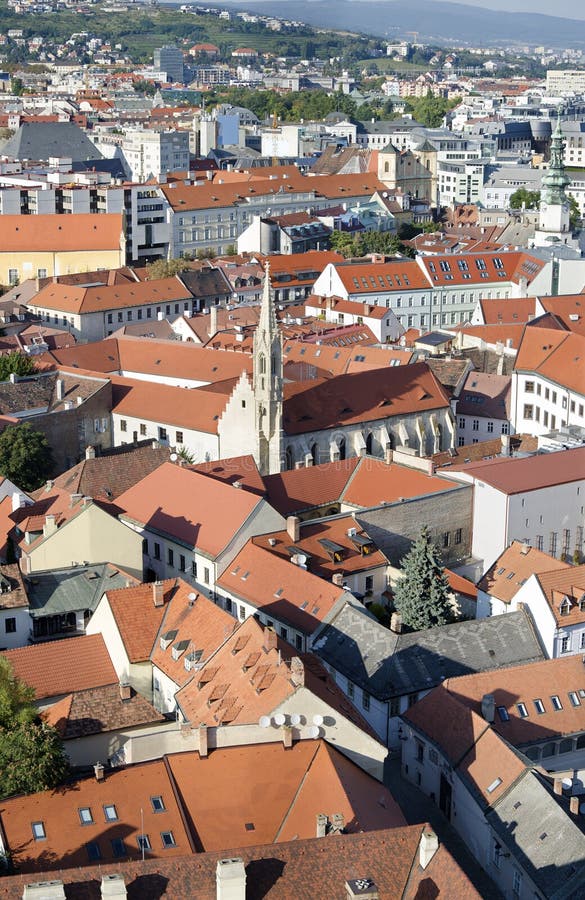 The top view of Bratislava