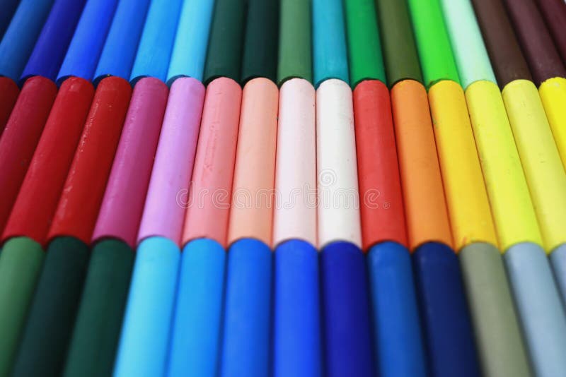 Colored chalk stock image. Image of education, create - 101220849