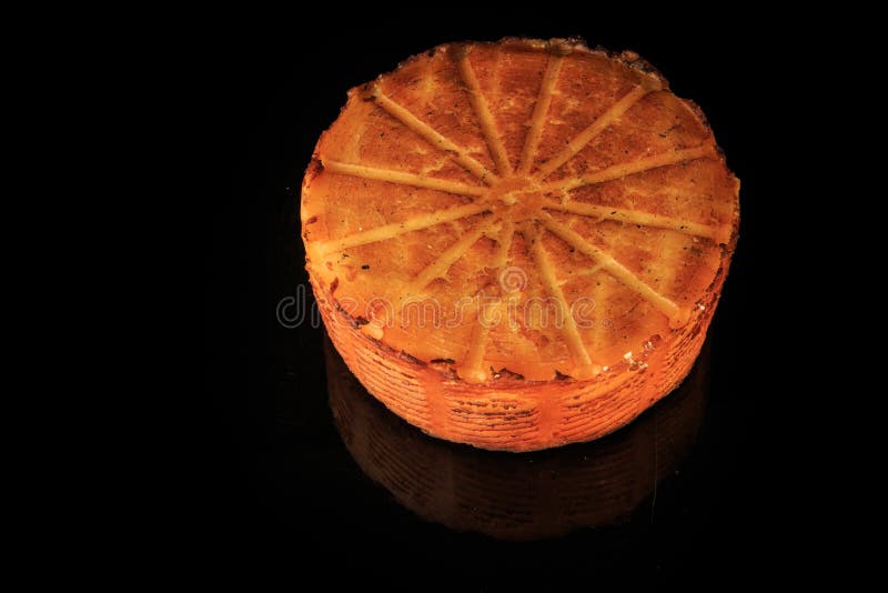 top view closeup whole round head of baked cheese royalty free stock images top view closeup whole round head of baked cheese royalty free stock images