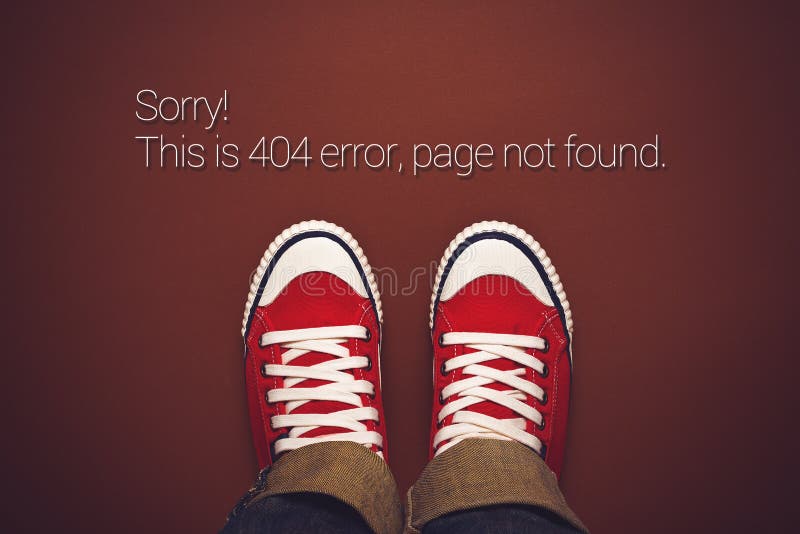 Top View of 404 Error, Page Not Found