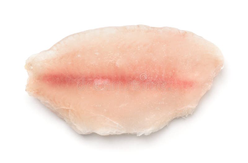 Top view of frozen fish fillet stock images