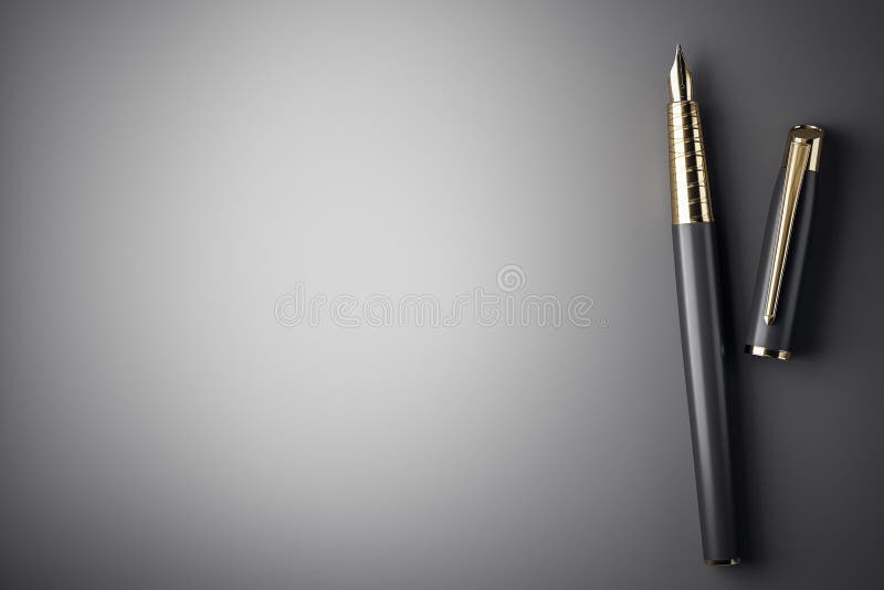 Top View Fountain Pen Stock Illustrations – 155 Top View Fountain Pen