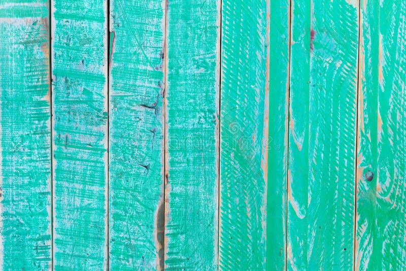 Top view of green wooden table background. stock image