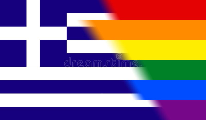 Top View of National Lgbt Flag of Greece, No Flagpole. Plane Design, Layout, Flag Background. Freedom and Love Concept, Pride Stock Illustration - Illustration of proud, love: 236355196