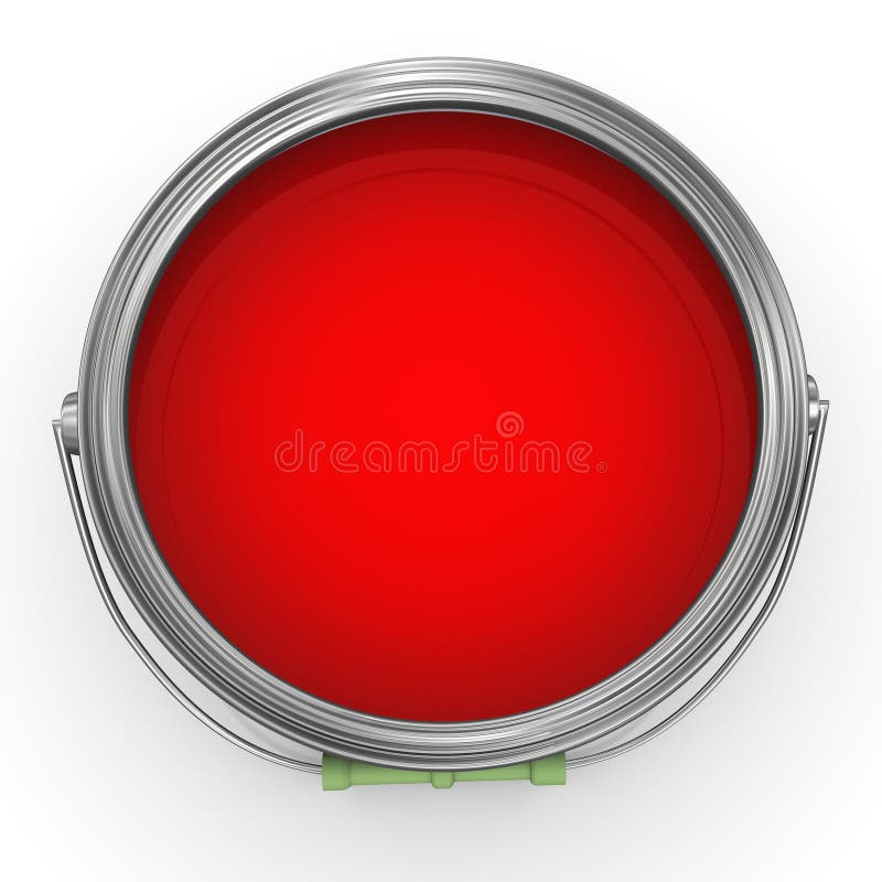 Glossy Paint Bucket Mockup - Free Download Images High Quality PNG, JPG