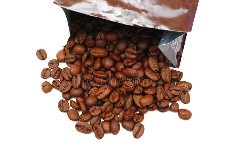 Plastic Bag Of Beans Stock Image Image Of Dark Grown 6050635