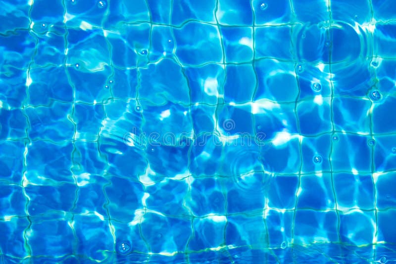 Top view swimming pool blue ripped water abstract background