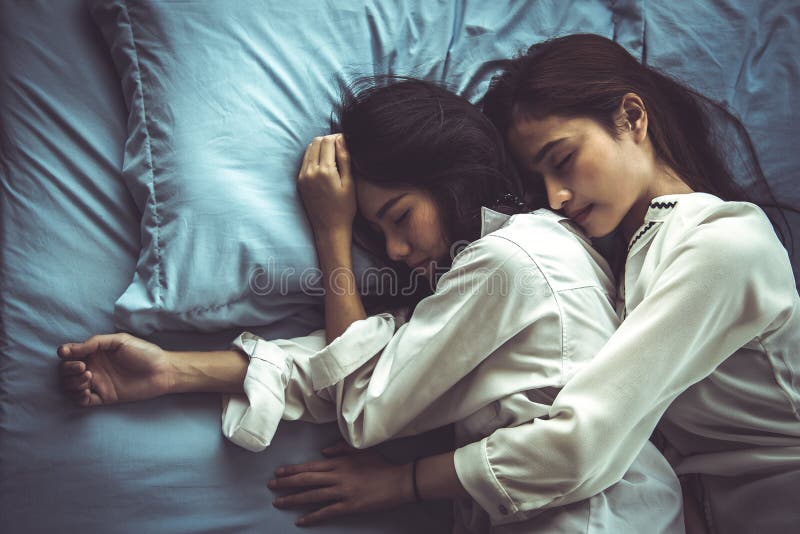 Asian Lesbian Sleep