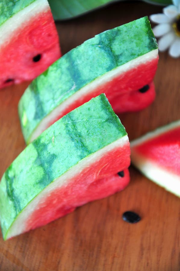 Top View of Watermelon Skin