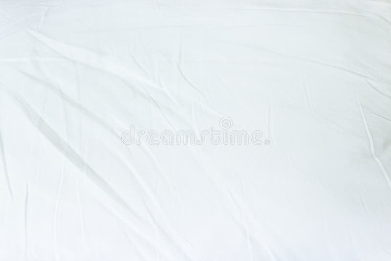 Top View of White Fabric Bed Sheet Texture Background Stock Image - Image  of backdrop, surface: 184435613