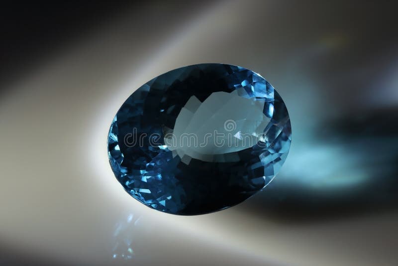 Topaz blu fotografia stock Topaz blu fotografia stock