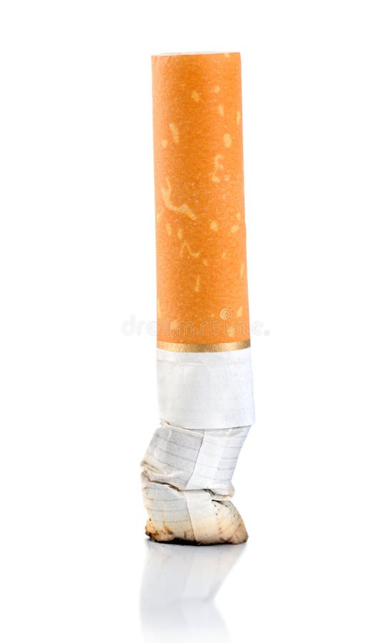 Tope de cigarrillo (camino de recortes)