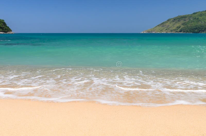 Topical beach and sea at phuket