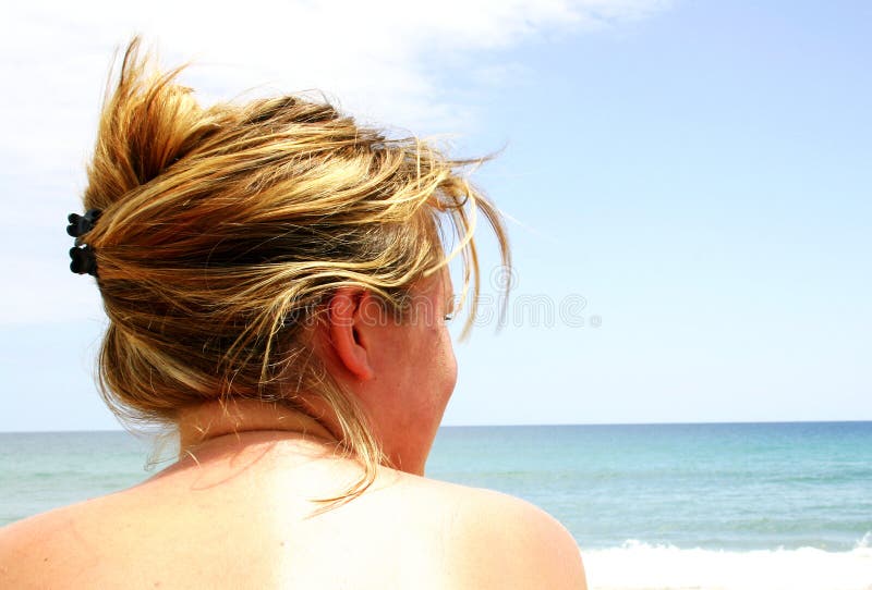 Topless Beach Girl