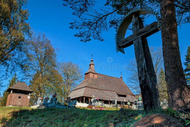 Topola - gréckokatolícky drevený kostol