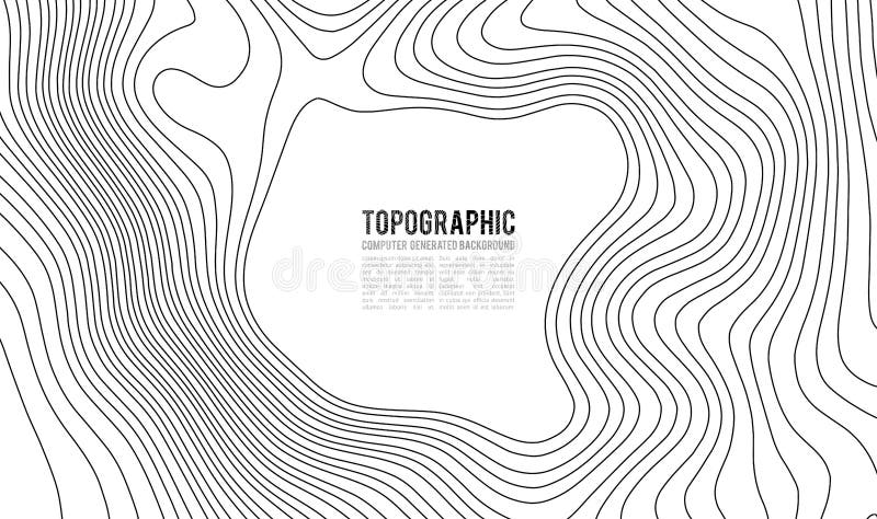 Topographic map contour background. Topo map with elevation. stock illustration Topographic map contour background. Topo map with elevation. stock illustration