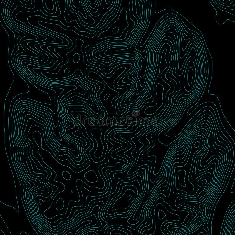 Topographic map lines background. Vector illustration