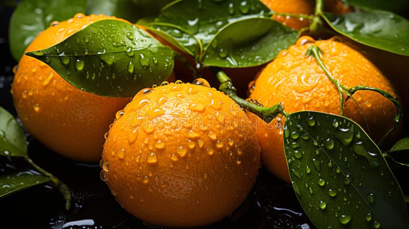 Topview tangerine stos świeże owoce dla zdrowego stylu życia ilustracja wektor