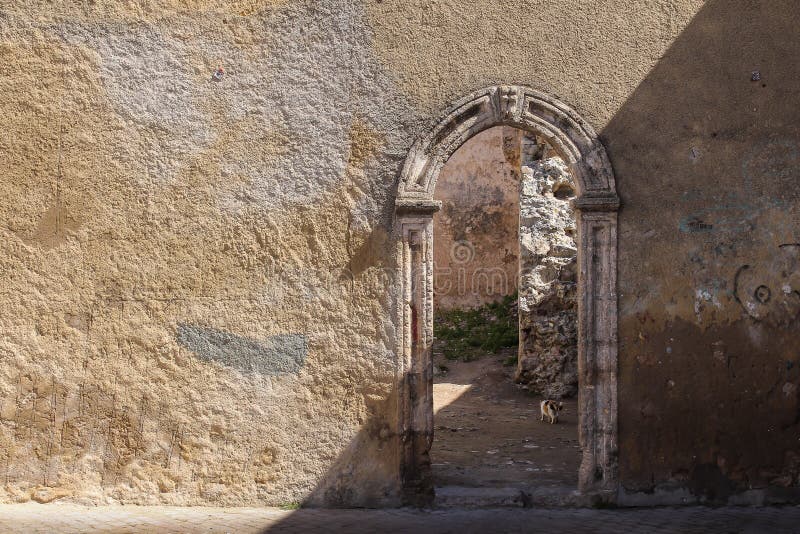 Tor in der Verstärkung, EL Jadida, Marokko stockfoto Tor in der Verstärkung, EL Jadida, Marokko stockfoto