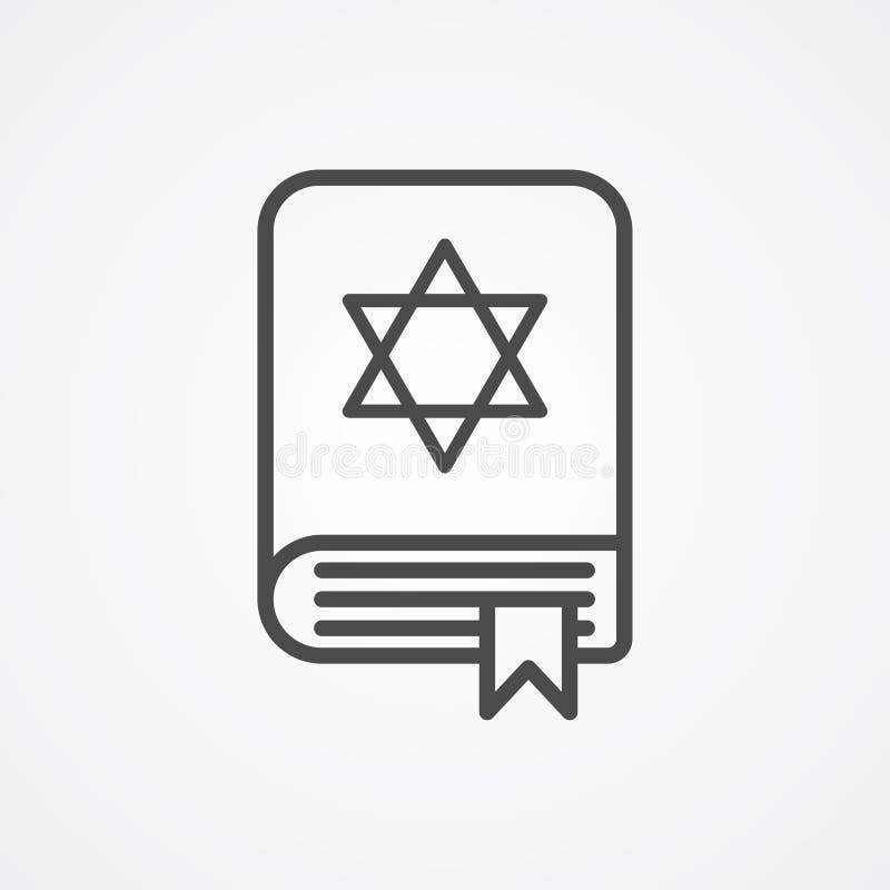 Torah książki ikony znaka wektorowy symbol ilustracja wektor Torah książki ikony znaka wektorowy symbol ilustracja wektor