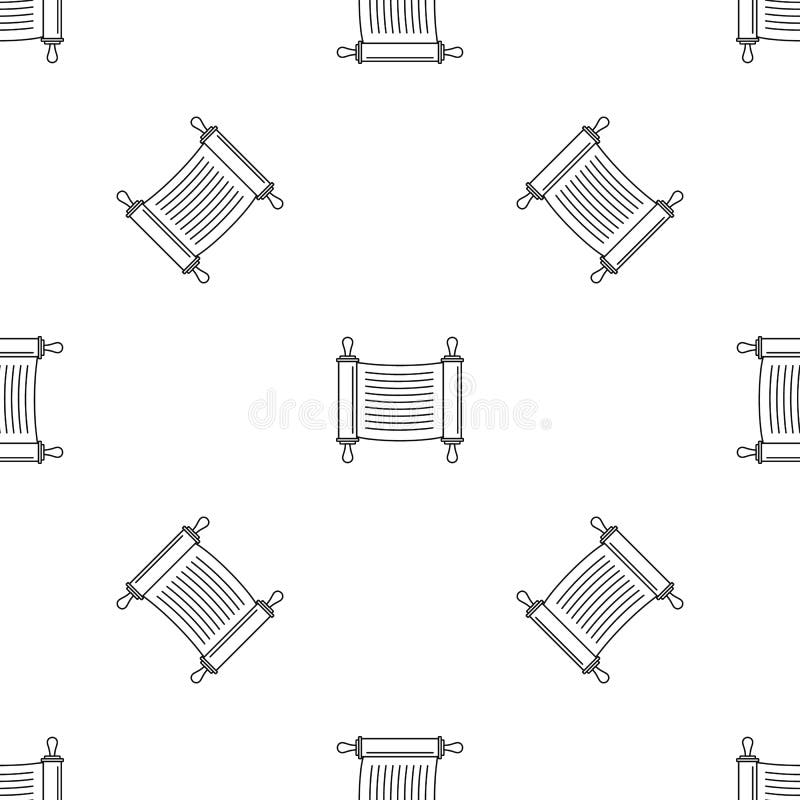 Torah scroll pattern seamless vector royalty free illustration Torah scroll pattern seamless vector royalty free illustration