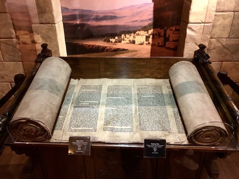 Torah Scroll Referencing the Building of the Tabernacle