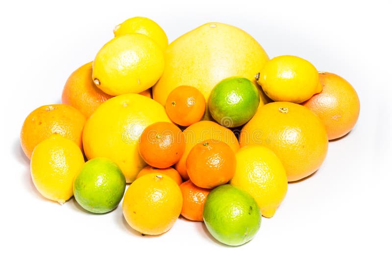 Toranja, laranja, limão, lima imagens de stock royalty free