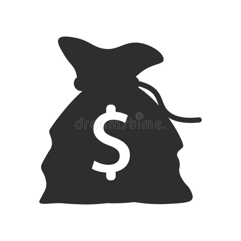Torba pieniądze z dolarowego znaka ikony wektoru znakiem i symbol odizolowywający na białym tle, torba pieniądze z dolarowego zna ilustracja wektor Torba pieniądze z dolarowego znaka ikony wektoru znakiem i symbol odizolowywający na białym tle, torba pieniądze z dolarowego zna ilustracja wektor