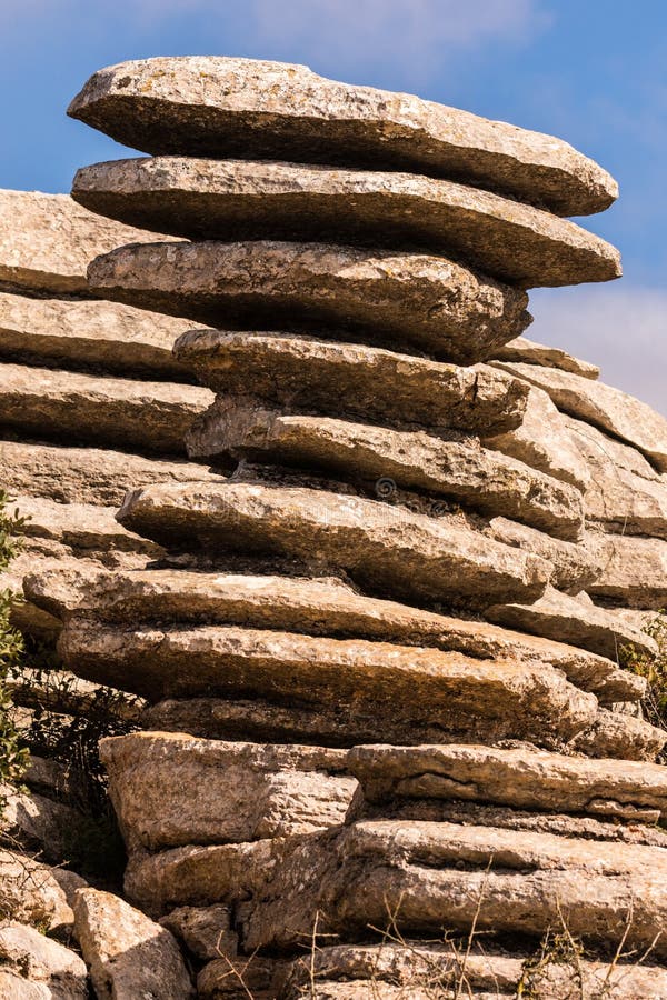 Torcal DE Antequera stock afbeelding Torcal DE Antequera stock afbeelding