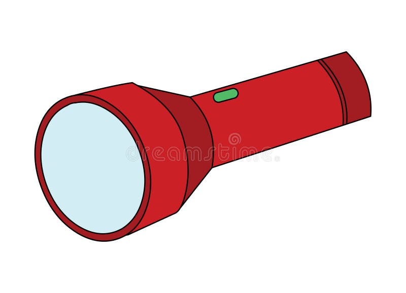 Torch Clip Art Illustration Vector Isolated Stock Vector - Illustration