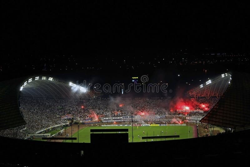 Torcida Football Fans on Stadium Editorial Photography - Image of torcida,  hajduk: 86160967