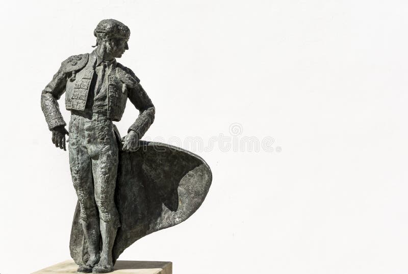 Statue of famous Matador Ordonez in Ronda, Andalusia, Spain. Statue of famous Matador Ordonez in Ronda, Andalusia, Spain.