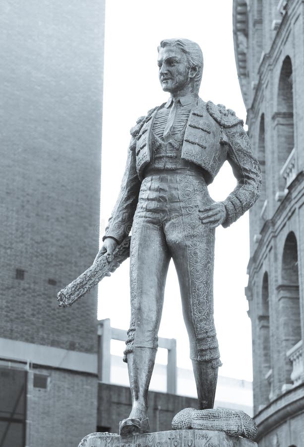 Statue depicting a toreador in Valencia, Spain. Statue depicting a toreador in Valencia, Spain