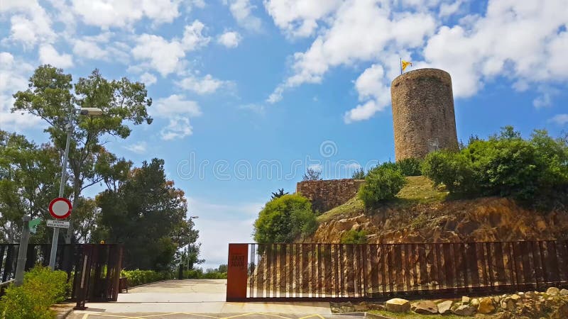 Toren van bergkasteel San Juan Spanje, Blanes