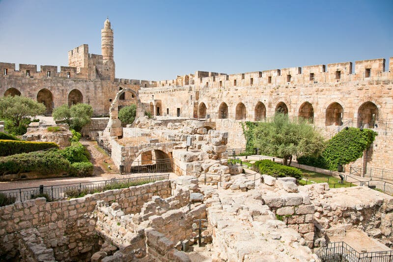 Toren van David in Jeruzalem, Israël