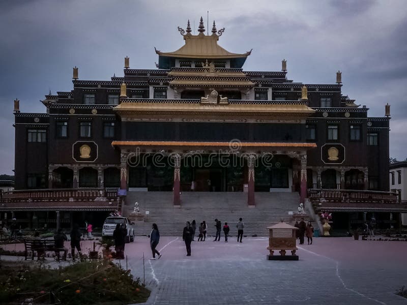 Toribari Buddhist Monastery in Siliguri stock photography