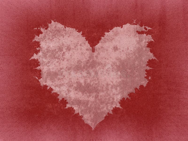 Torn Jagged Pink Heart Texture