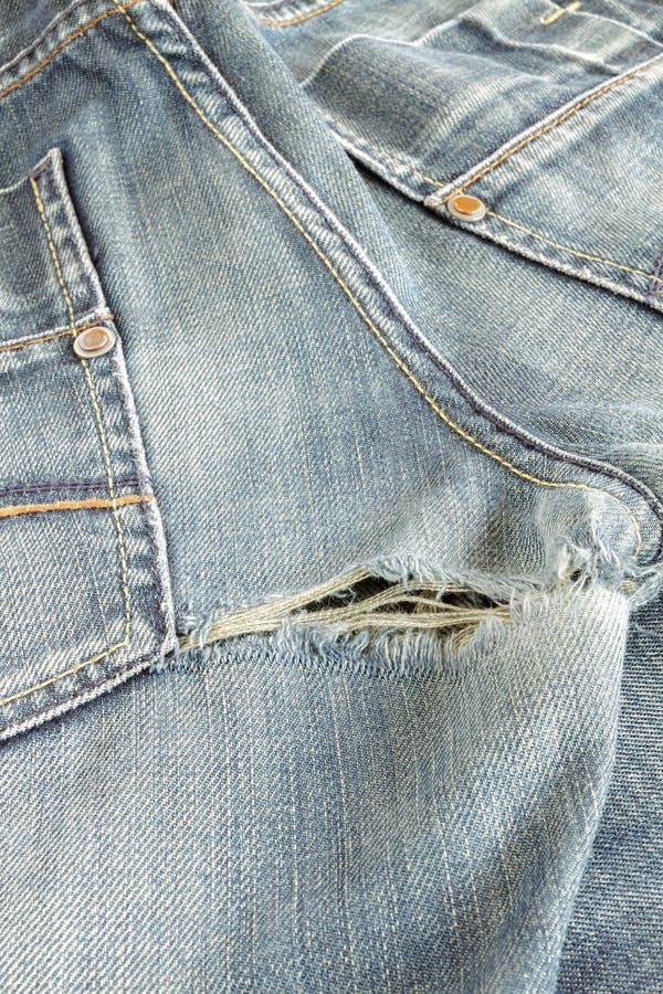 Torn jeans pants stock photo. Image of color, casual - 170310106