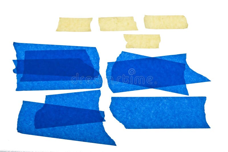 Pieces of Masking Tape stock image. Image of corners 28806427