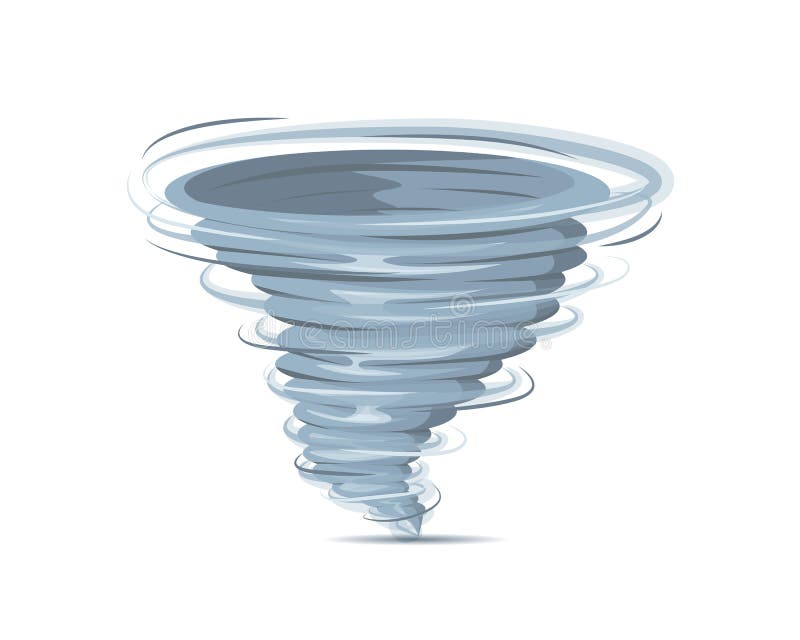 Weather Clipart-tornado swirling menacingly above a house