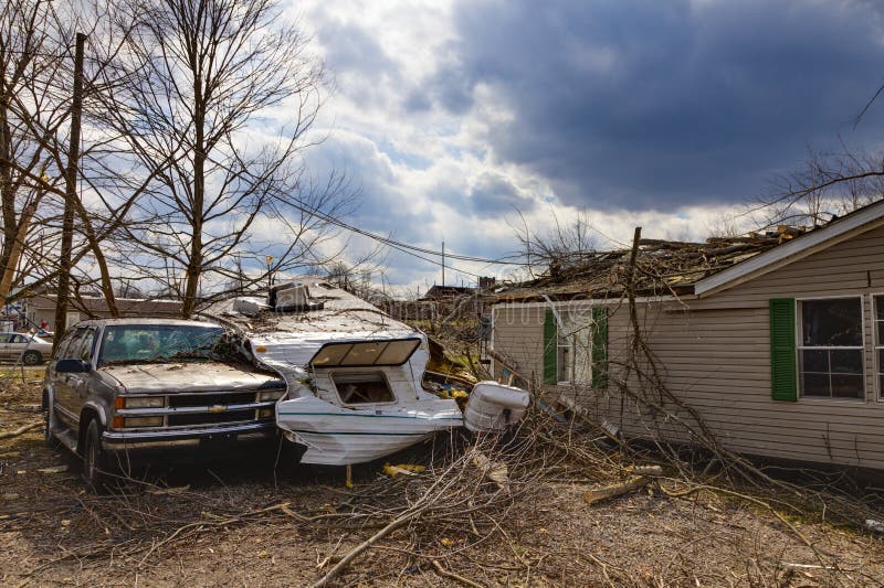 Tornado Aftermath in Henryville, Indiana Editorial Image Image of