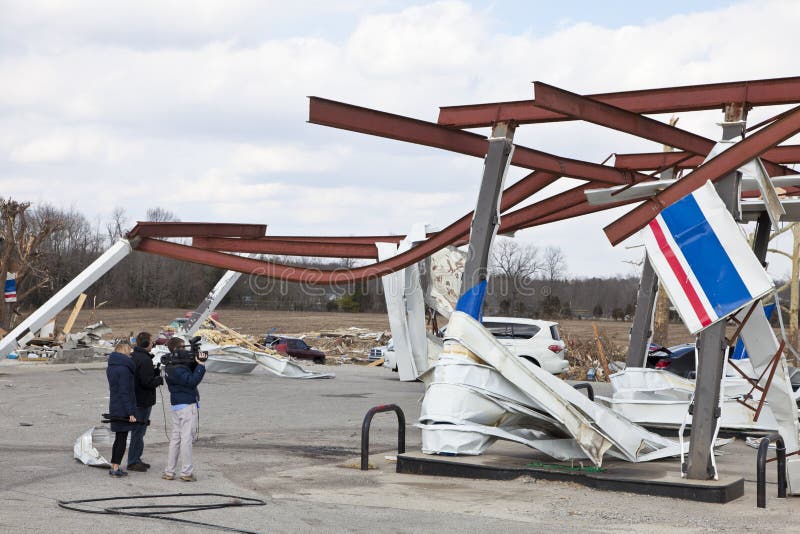 Tornado Aftermath in Henryville, Indiana Editorial Photography Image of aftermath, disaster