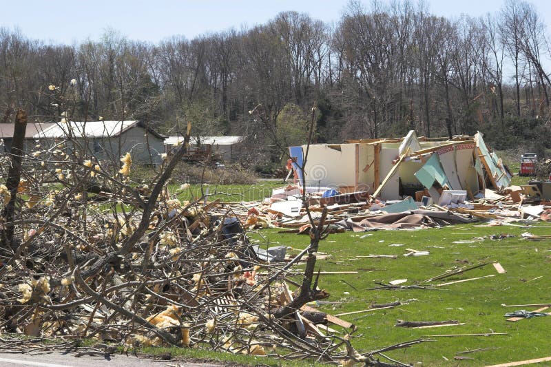 Tornado damage 1m