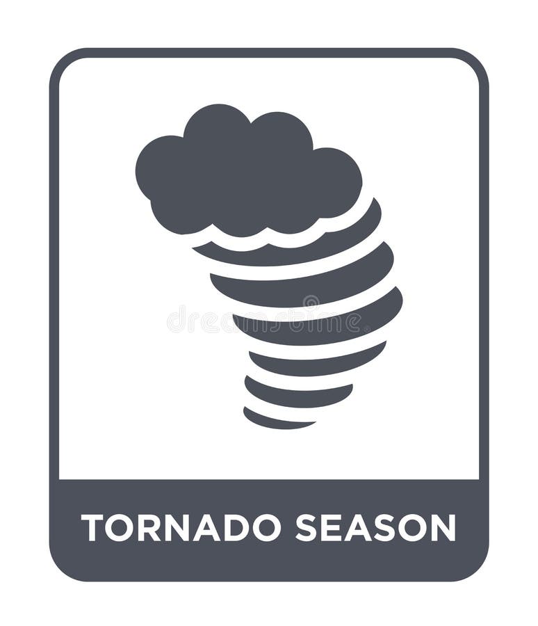 tornado season icon in trendy design style. tornado season icon isolated on white background. tornado season vector icon simple royalty free illustration tornado season icon in trendy design style. tornado season icon isolated on white background. tornado season vector icon simple royalty free illustration