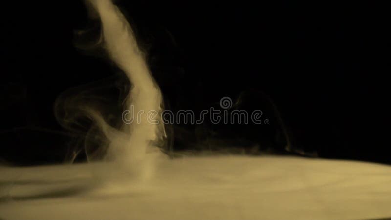 Tornado of Steam on a Table on a Black Background Stock Video - Video of  table, health: 99126441